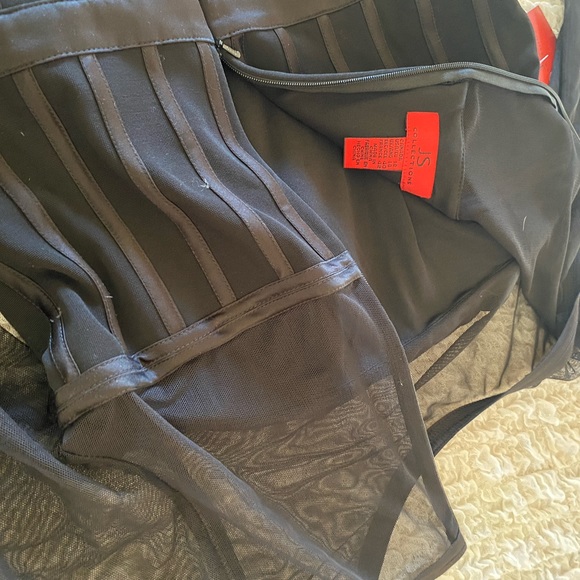 JS Collection NWT formal black evening gown S:12 - Picture 5 of 11